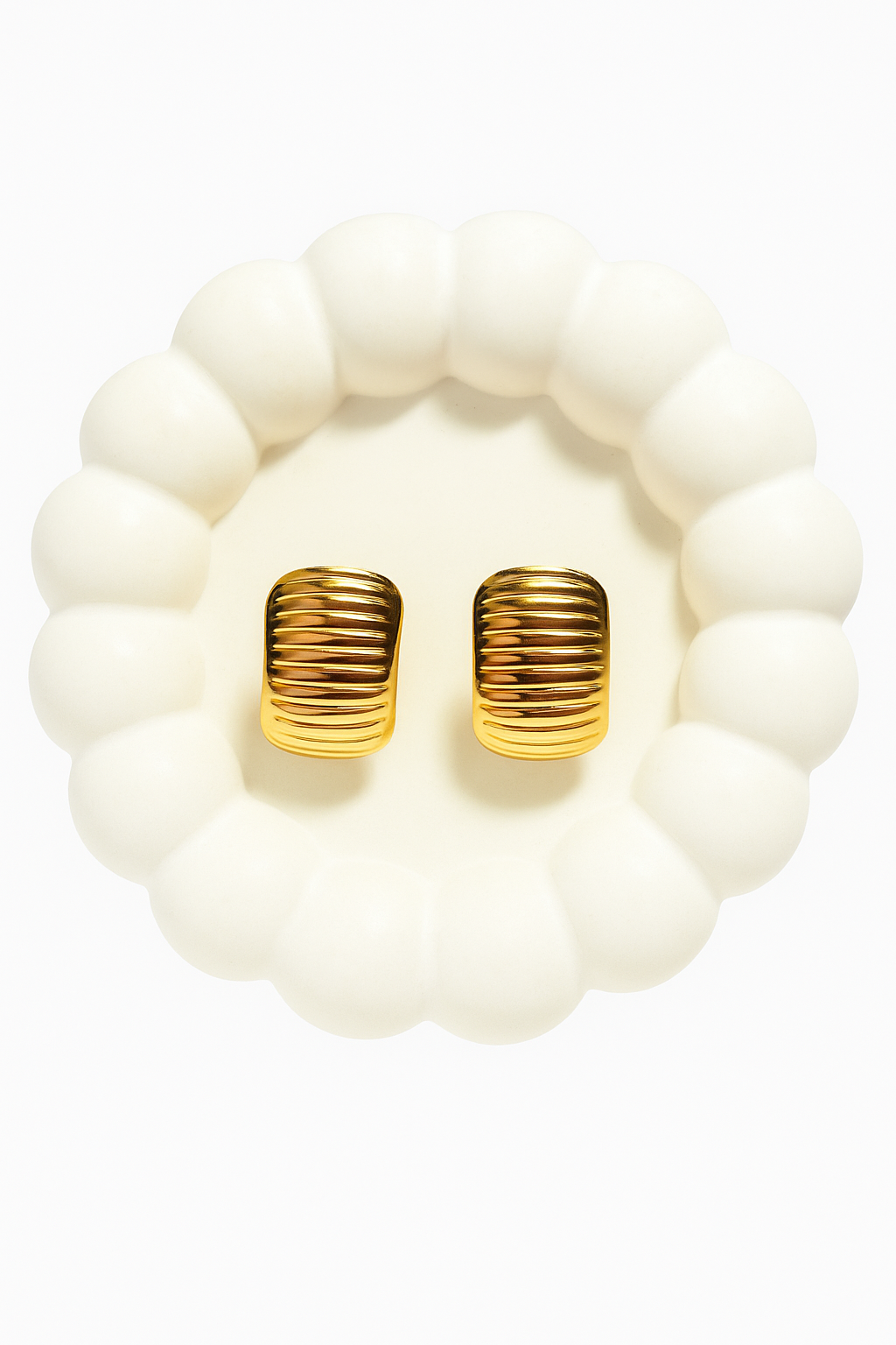 Krisha Gold Hoops Earrings