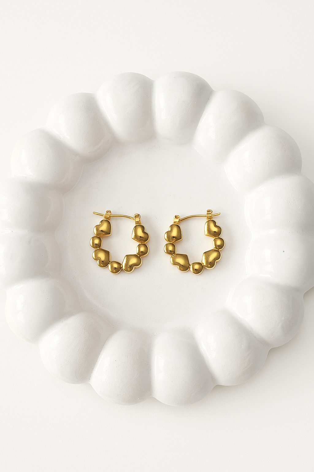 Aayat Gold Hoops Earrings