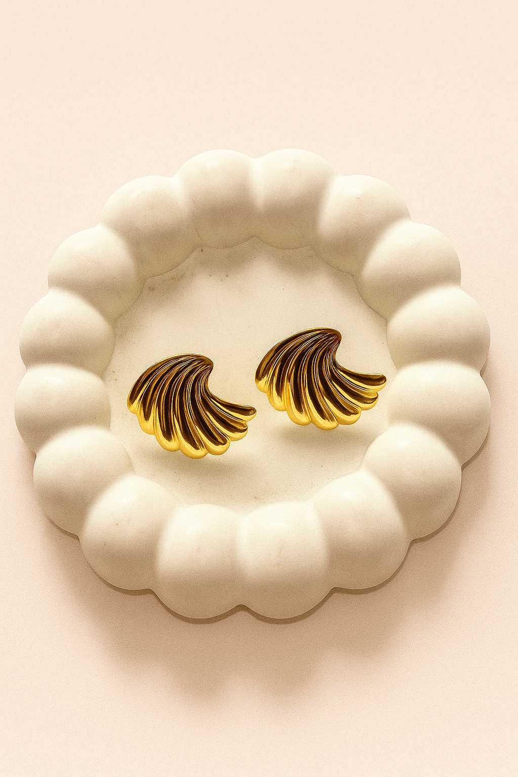 Meher Gold Studds Earrings