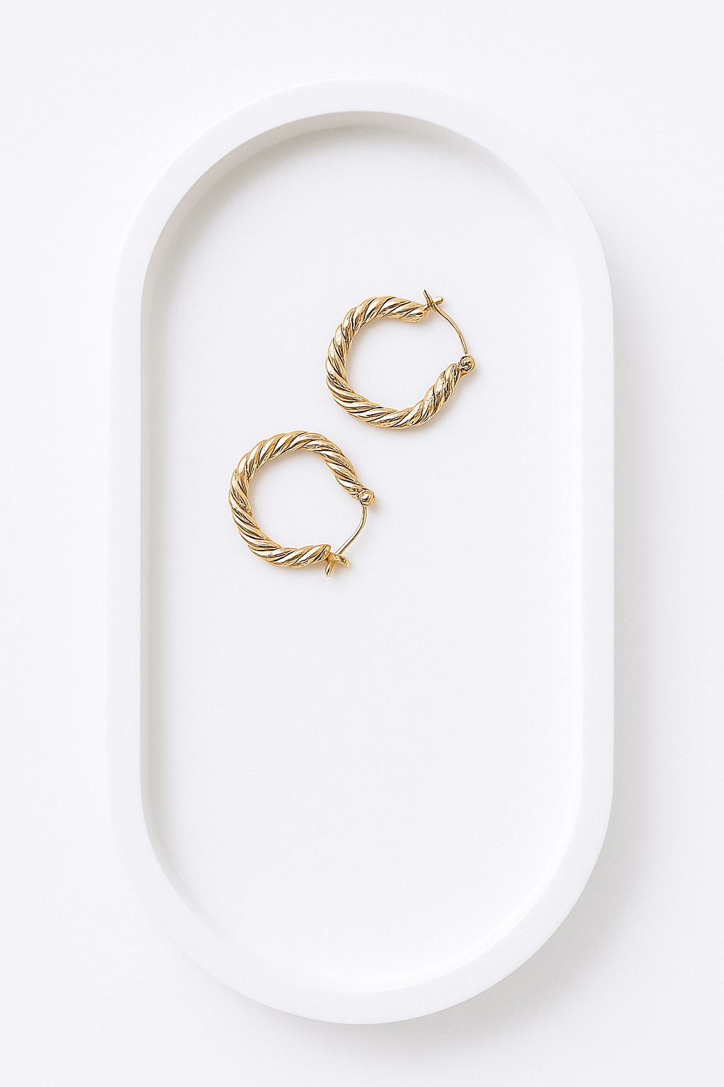 Elara Gold Hoops Earrings