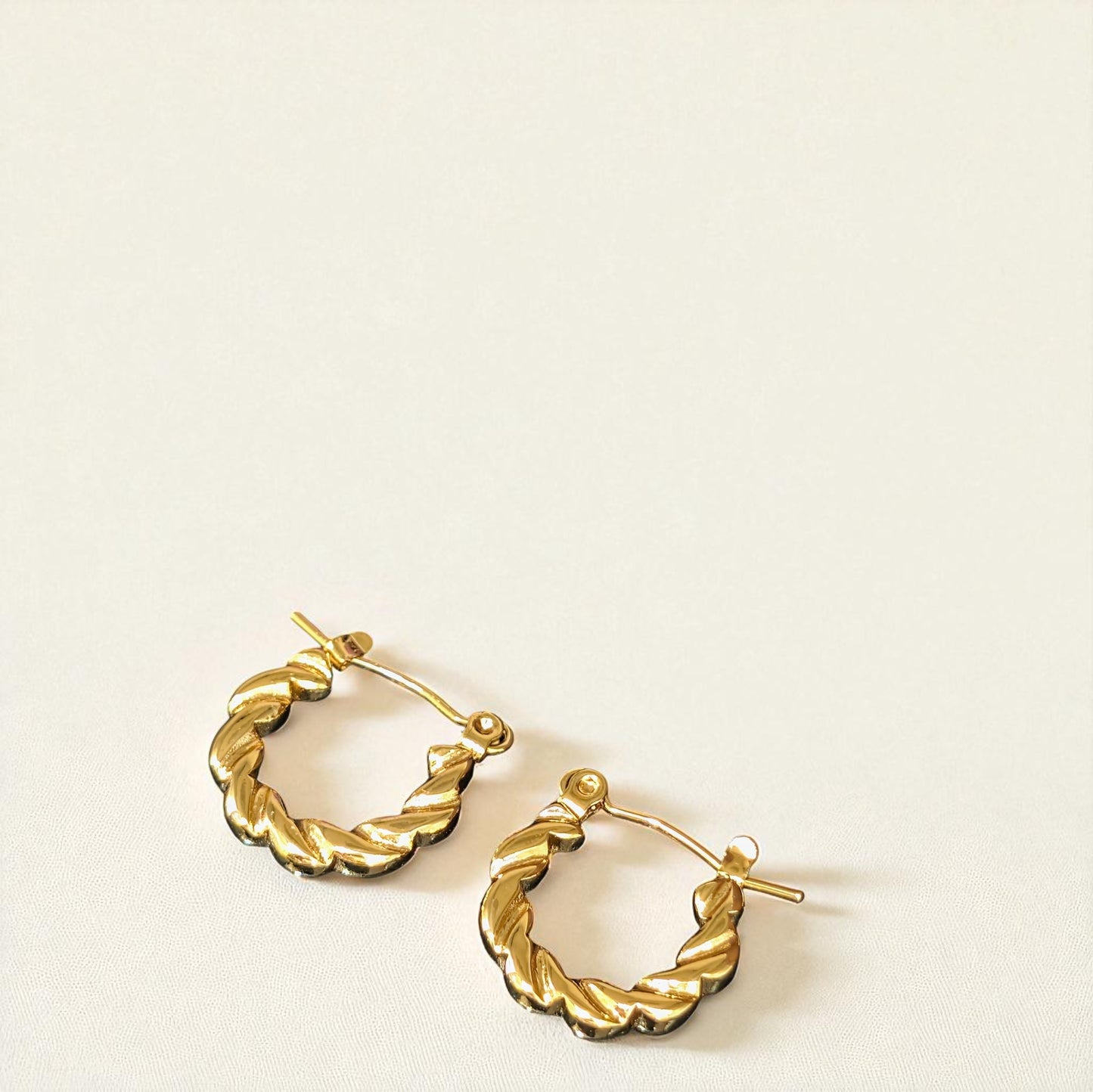 Kyra Gold Hoops Earrings
