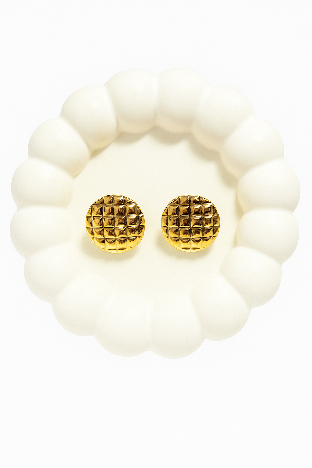 Mishka Gold Studds Earrings