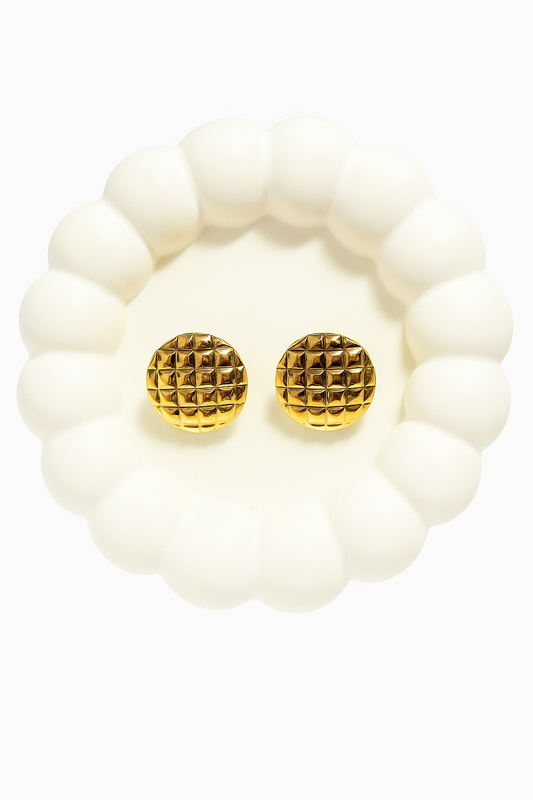 Mishka Gold Studds Earrings