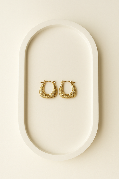 Naira Gold Hoops Earrings