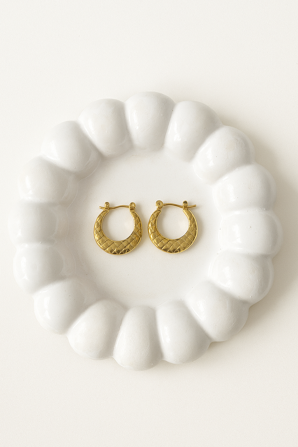 Ira Gold Hoops Earrings