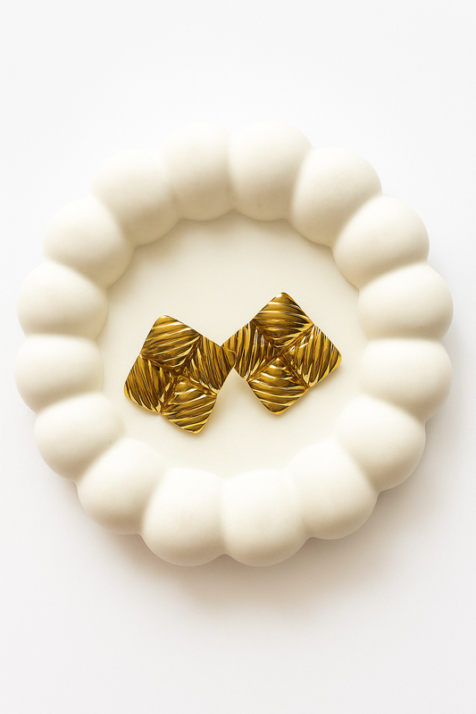 Myra Gold Studds Earrings