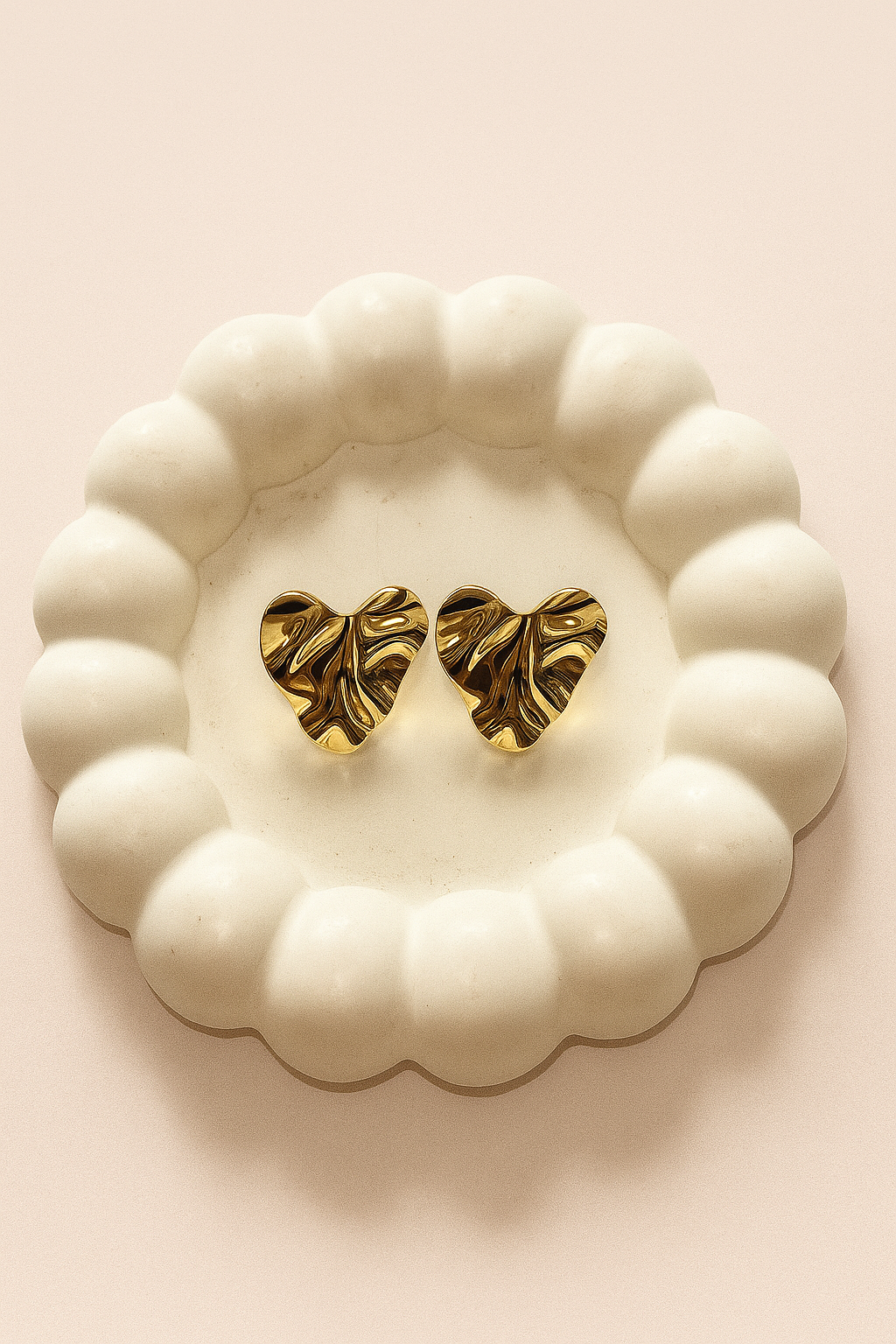 Siya Heart Shaped Studds Earrings