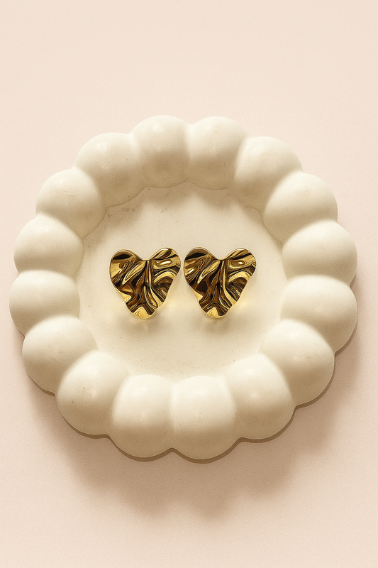 Siya Heart Shaped Studds Earrings