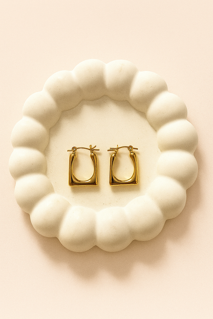 Yara Gold Hoops Earrings
