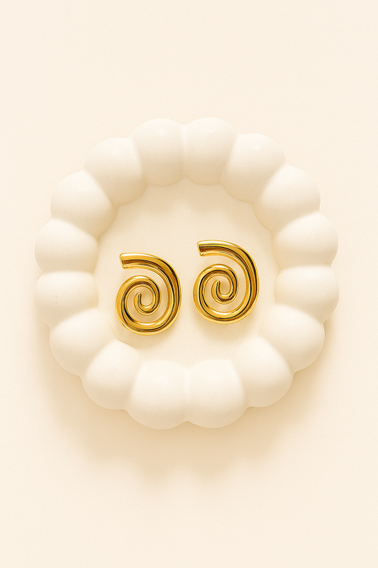 Avira Spiral Hoops Earrings