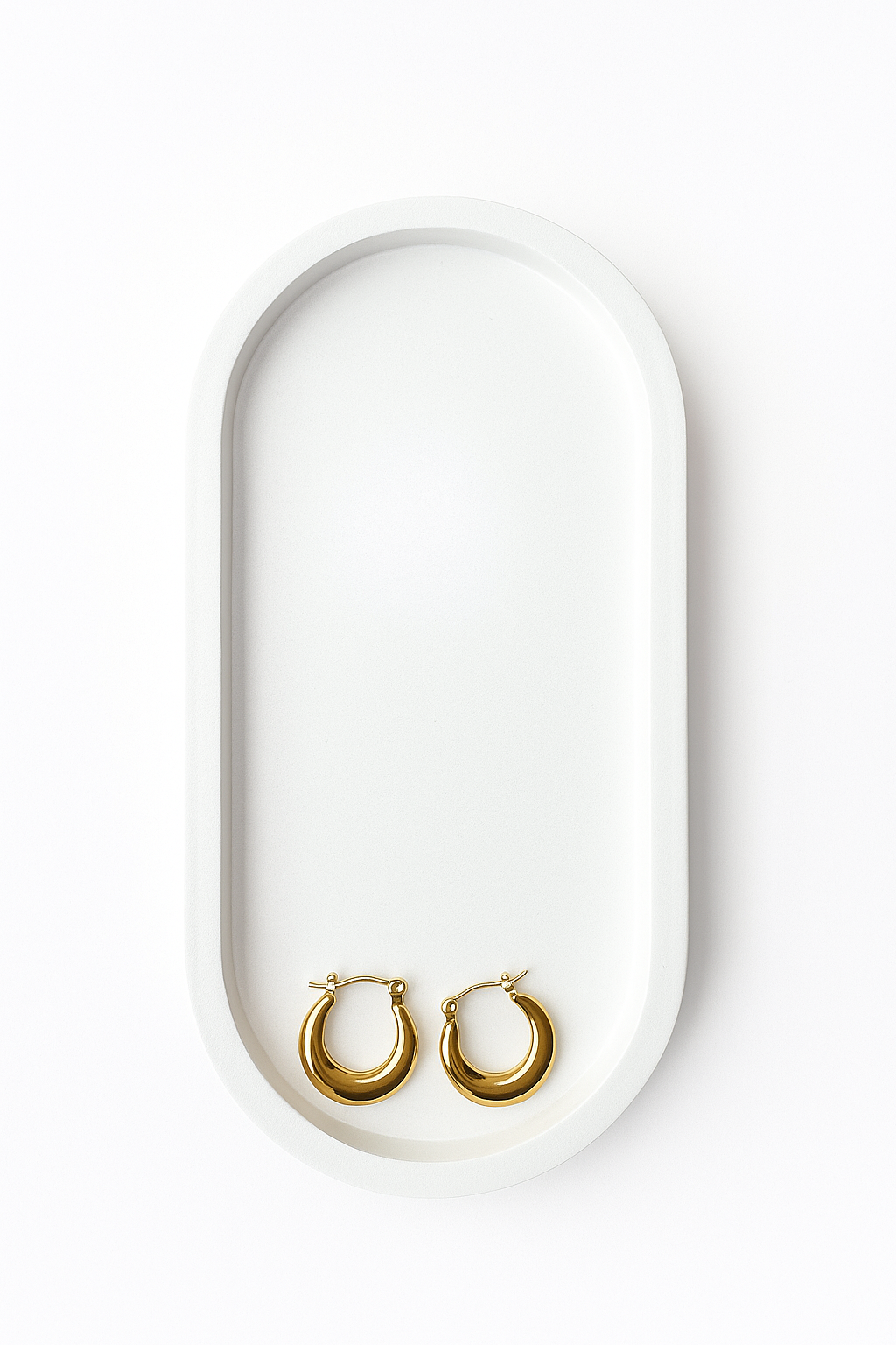 Arwa Gold Hoops Earrings