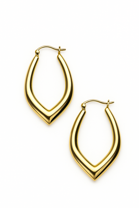 Hania Gold Hoops Earrings