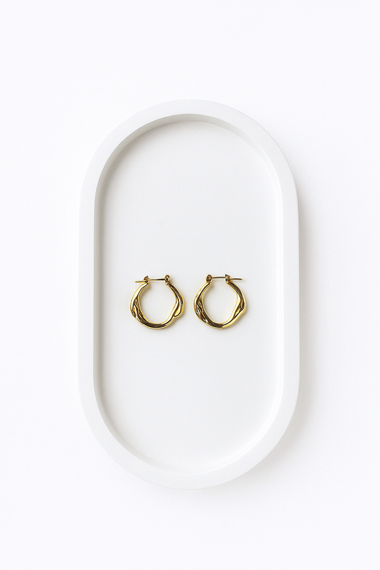 Noira Gold Hoops Earrings