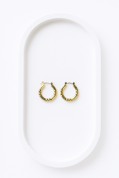 Celina Gold Hoops Earrings