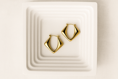 Daria Gold Hoops Earrings