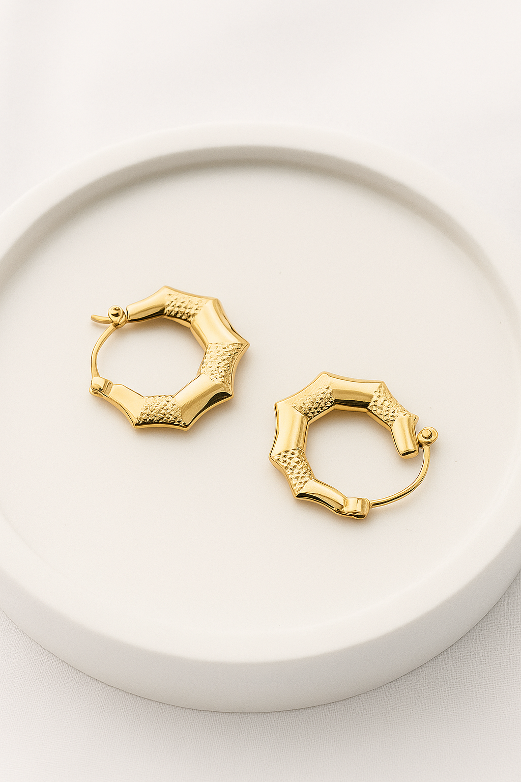 Aliza Gold Hoops Earrings