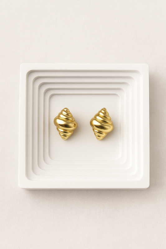 Tira Gold Hoops Earrings