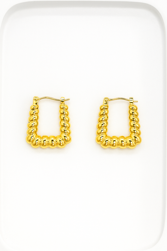 Avelyn Gold Hoops Earrings