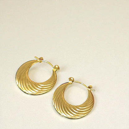 Vrishti Gold Hoops Earrings