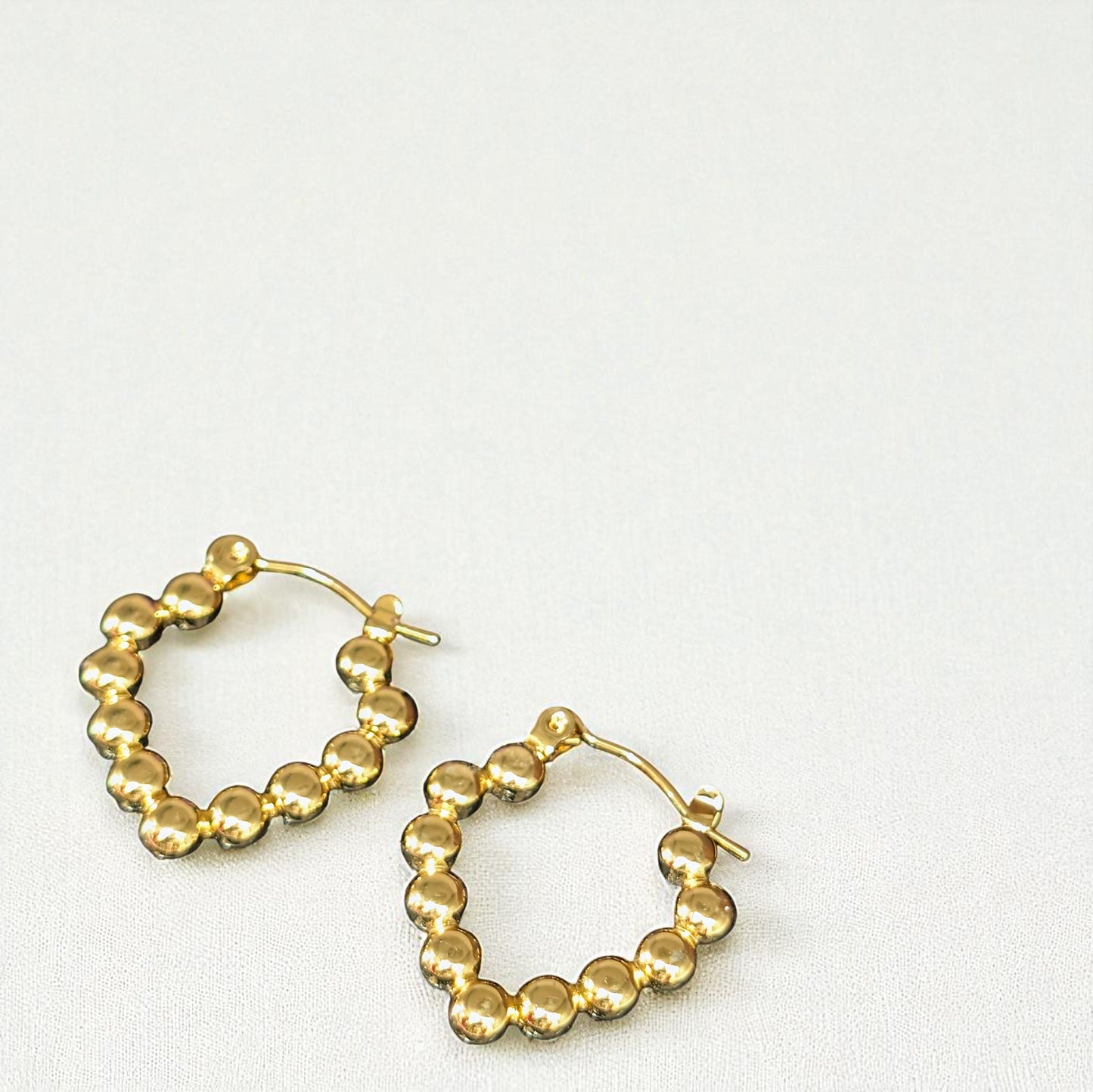 Ruhi Gold Hoops Earrings
