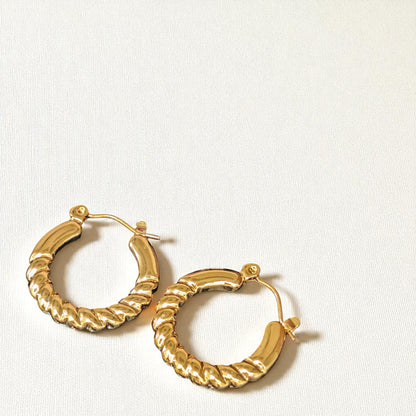 Maira Gold Hoops Earrings