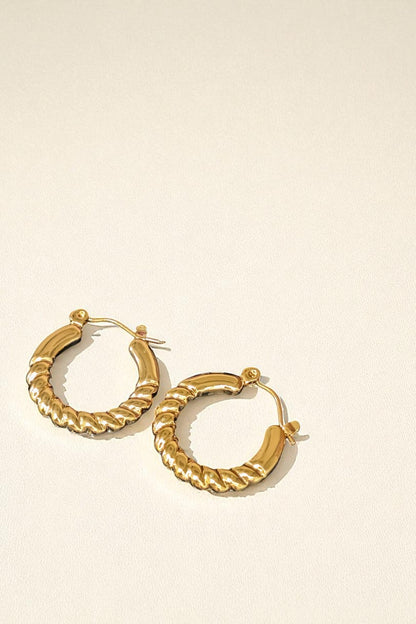 Maira Gold Hoops Earrings