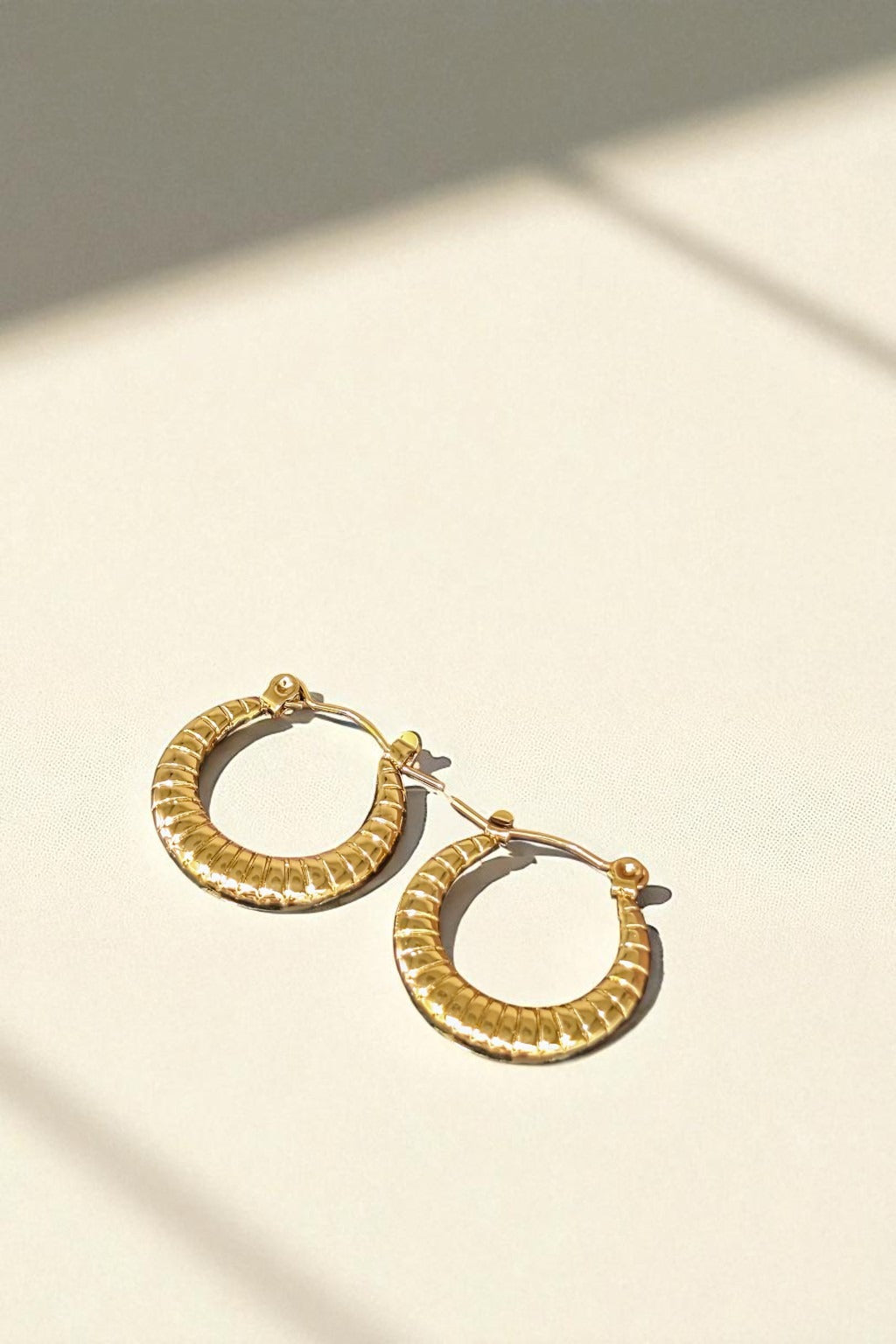 Arisha Gold Hoops Earrings