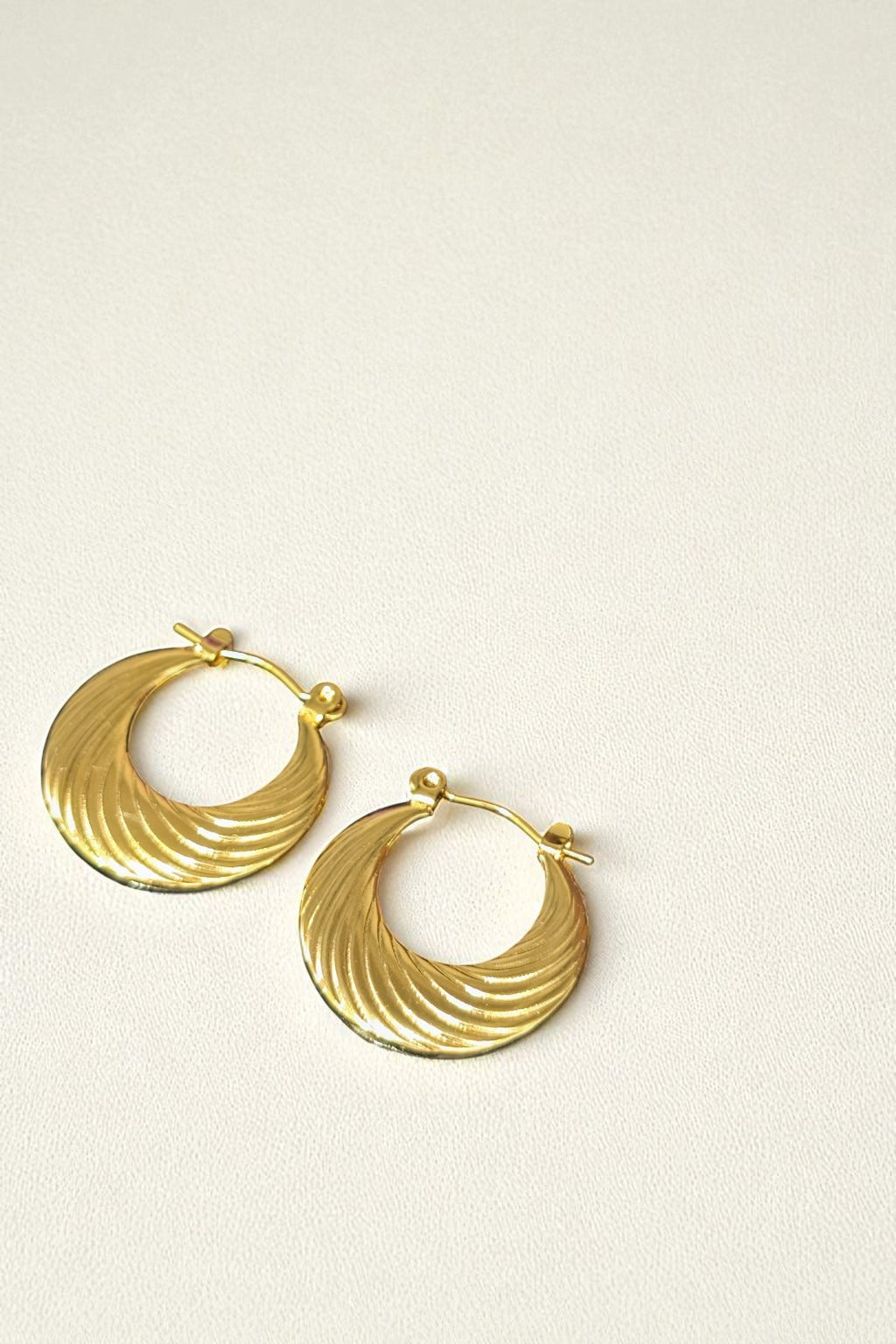Vrishti Gold Hoops Earrings