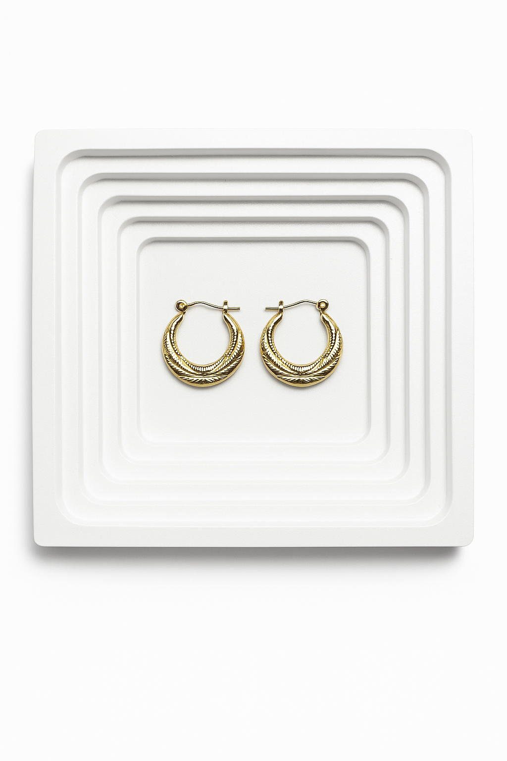 Eira Gold Hoops Earrings