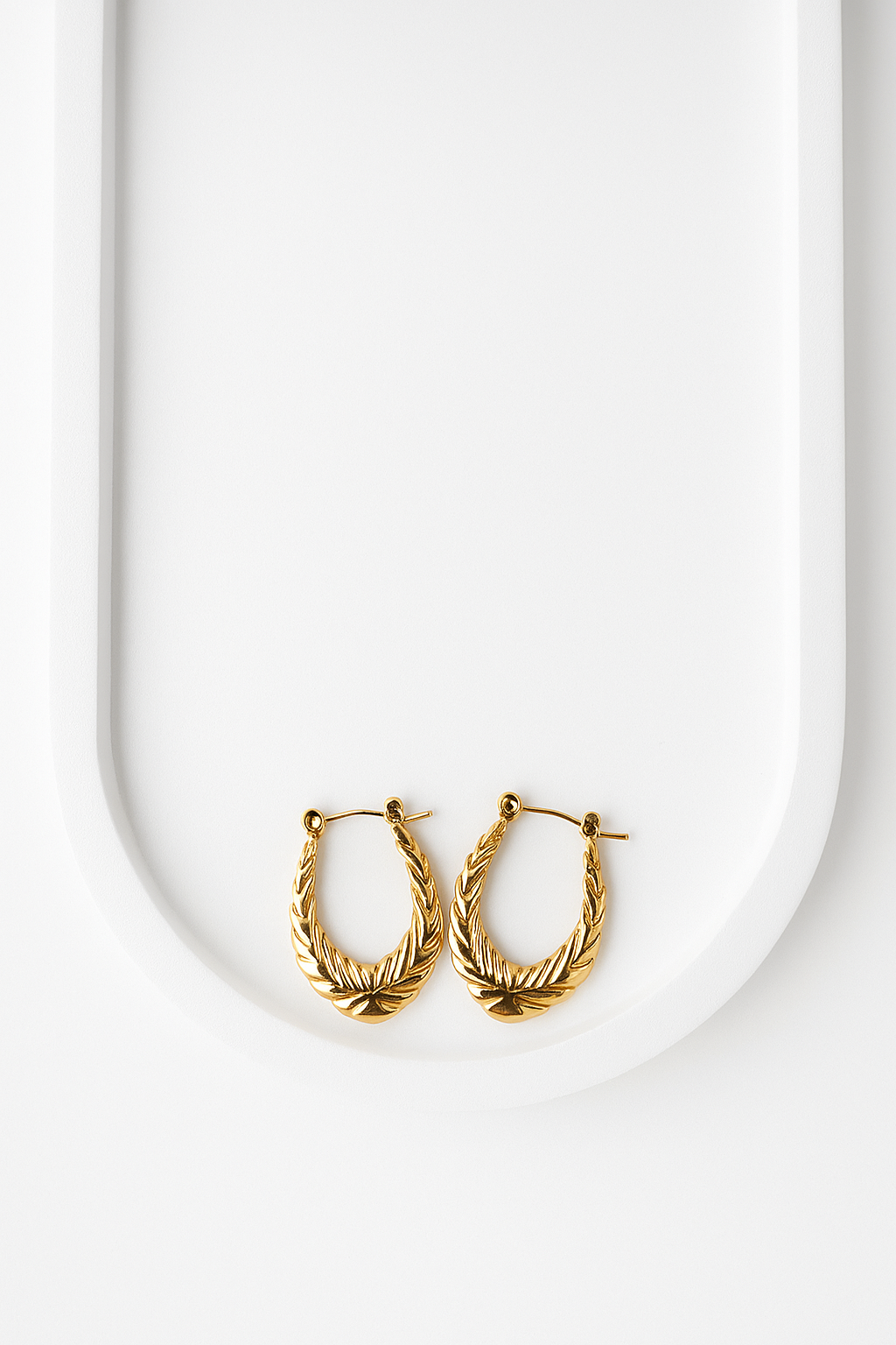 Saira Gold Hoops Earrings