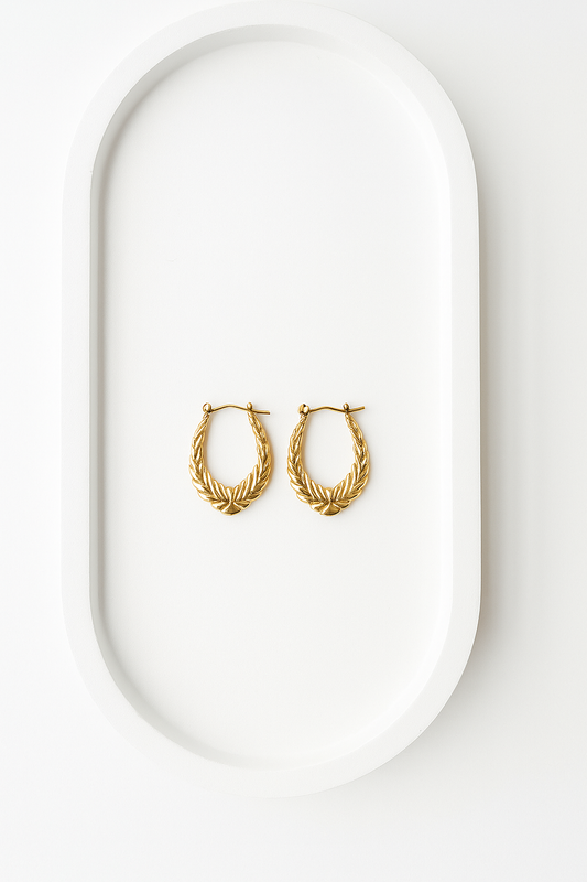 Saira Gold Hoops Earrings
