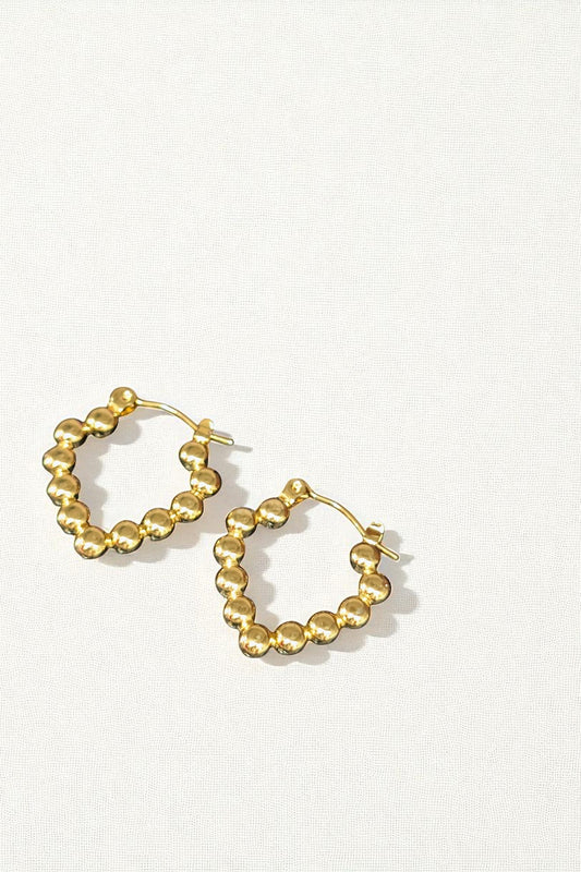 Ruhi Gold Hoops Earrings