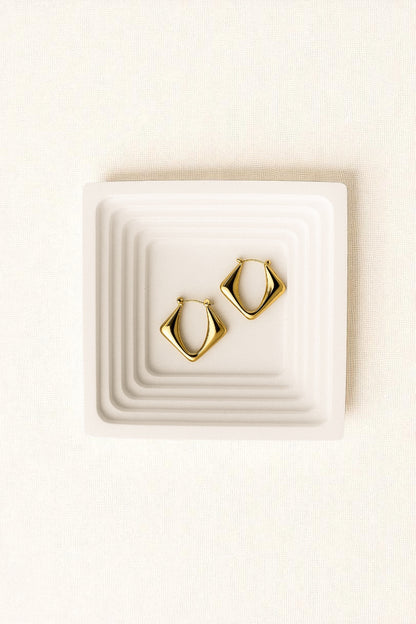 Daria Gold Hoops Earrings