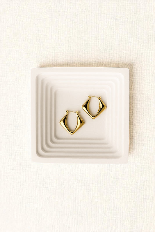 Daria Gold Hoops Earrings